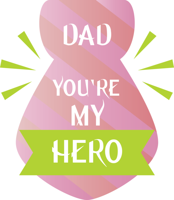 Transparent Father's Day Logo Font Petal for Happy Father's Day for Fathers Day