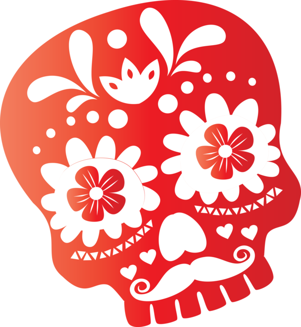 Transparent Day of the Dead Petal Floral design Visual arts for Calavera for Day Of The Dead