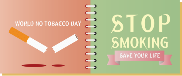 Transparent World No-Tobacco Day Font Line Meter for No Tobacco Day for World No Tobacco Day