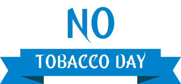 Transparent World No-Tobacco Day Logo Font Organization for No Tobacco Day for World No Tobacco Day