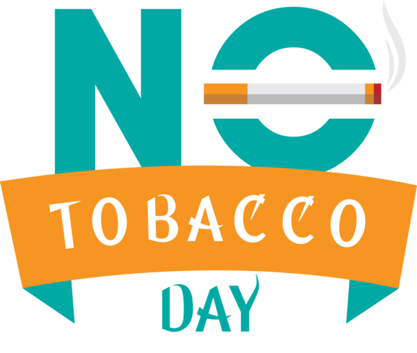Transparent World No-Tobacco Day Logo Line Area for No Tobacco Day for World No Tobacco Day