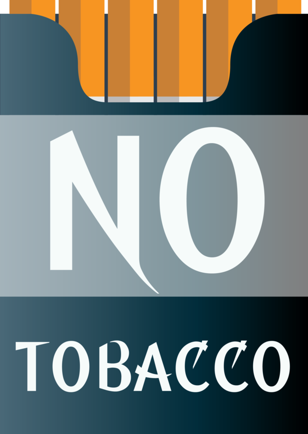 Transparent World No-Tobacco Day Logo Font Design for No Tobacco Day for World No Tobacco Day