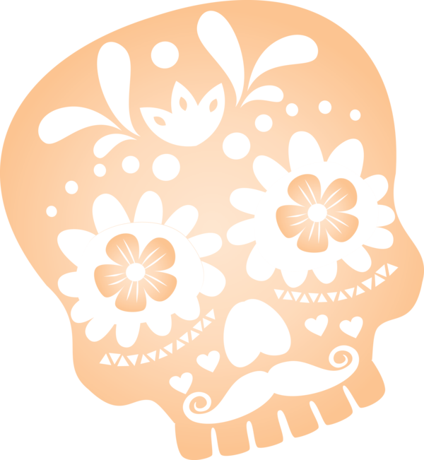 Transparent Day of the Dead Visual arts Petal Pattern for Calavera for Day Of The Dead