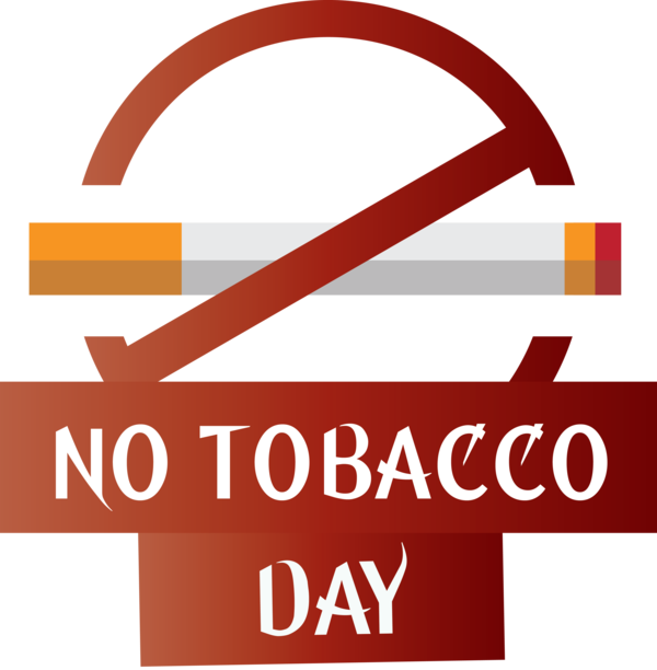 Transparent World No-Tobacco Day Logo Font Angle for No Tobacco Day for World No Tobacco Day