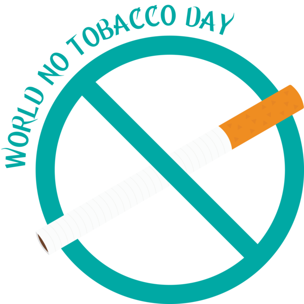 Transparent World No-Tobacco Day Smoking cessation Logo Organization for No Tobacco Day for World No Tobacco Day