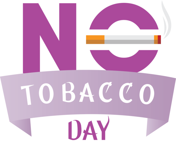 Transparent World No-Tobacco Day Logo Font Pink M for No Tobacco Day for World No Tobacco Day