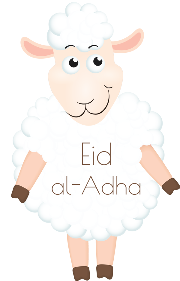 Transparent Eid al-Adha Sheep Character Character Created By for Eid Qurban for Eid Al Adha