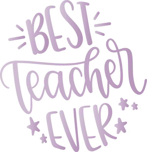 Transparent World Teacher's Day Logo Pink M Number for Teachers' Days for World Teachers Day