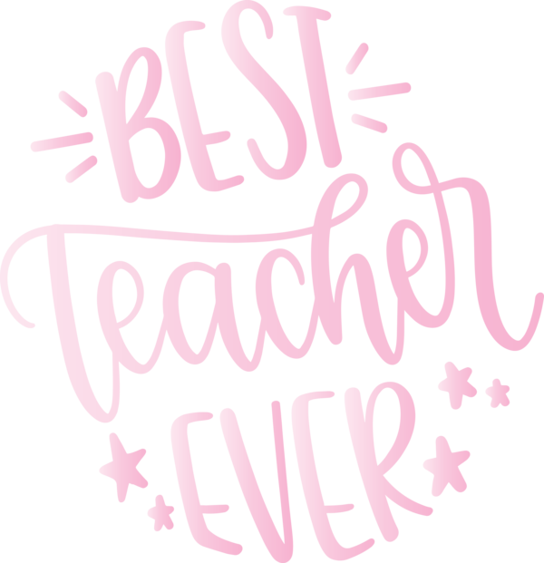 Transparent World Teacher's Day Logo Font Pink M for Teachers' Days for World Teachers Day