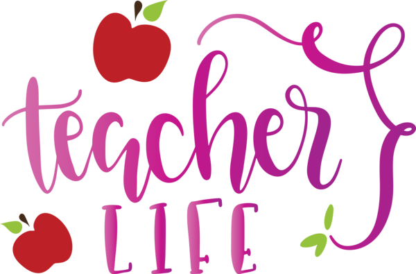Transparent World Teacher's Day Logo Floral design Text for Teachers' Days for World Teachers Day