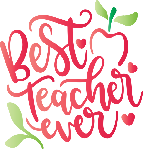 Transparent World Teacher's Day Logo Floral design Petal for Teachers' Days for World Teachers Day