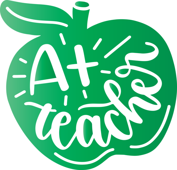 Transparent World Teacher's Day Leaf Logo Green for Teachers' Days for World Teachers Day