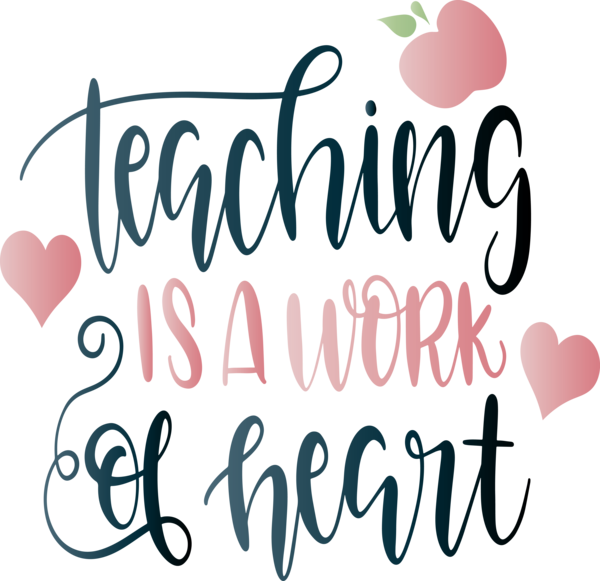 Transparent World Teacher's Day Logo Pink M Line for Teachers' Days for World Teachers Day