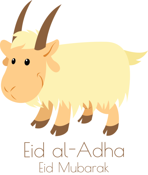 Transparent Eid al-Adha Goat Cartoon Sheep for Eid Qurban for Eid Al Adha