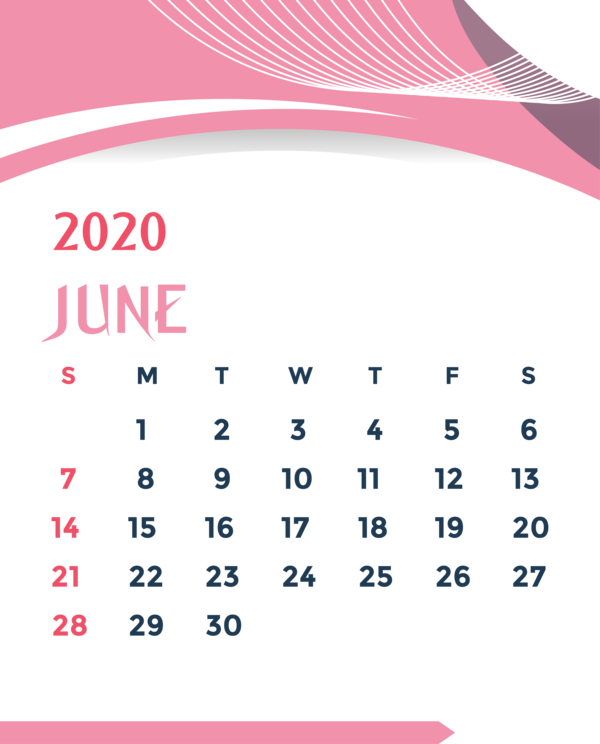 Transparent New Year Calendar Font Line for Printable 2020 Calendar for New Year