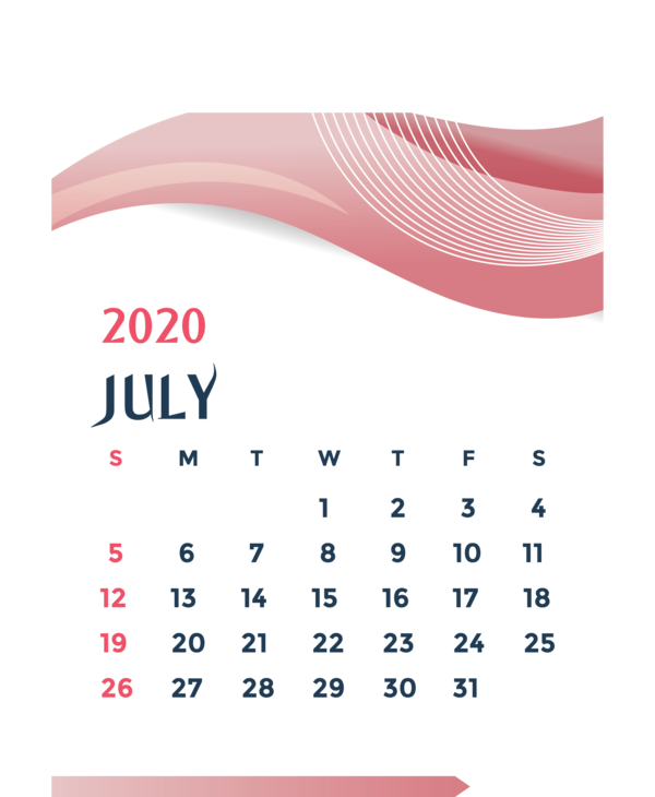 Transparent New Year Calendar Month Calendar year for Printable 2020 Calendar for New Year