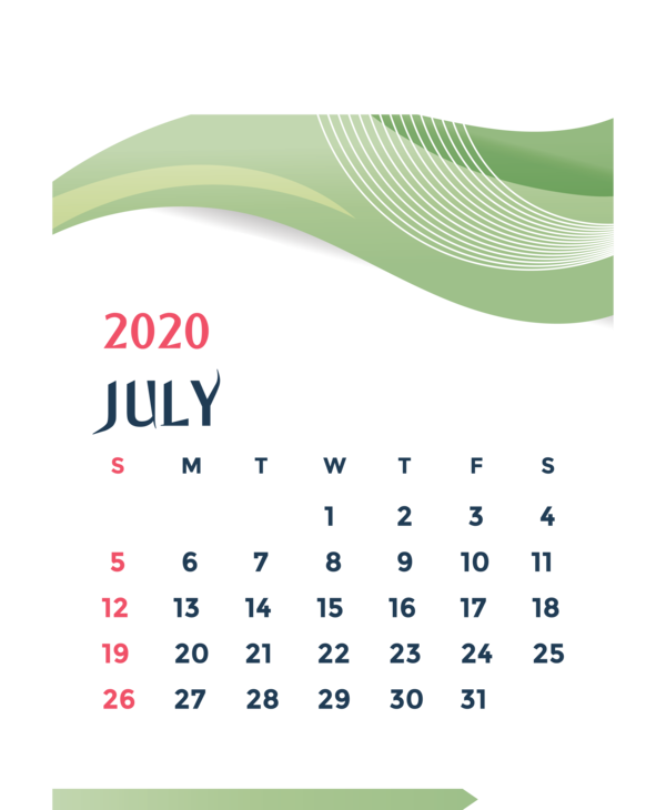 Transparent New Year Logo Font Angle for Printable 2020 Calendar for New Year