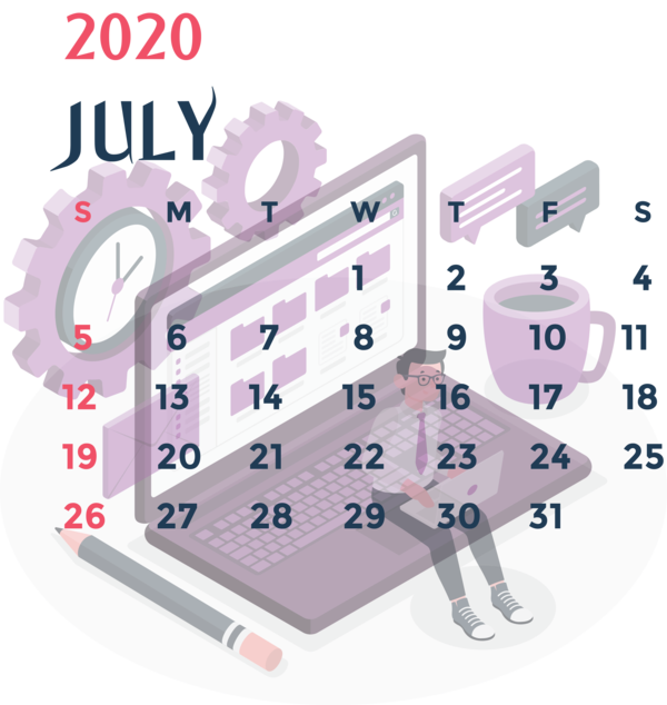 Transparent New Year Administração Consultant Business for Printable 2020 Calendar for New Year