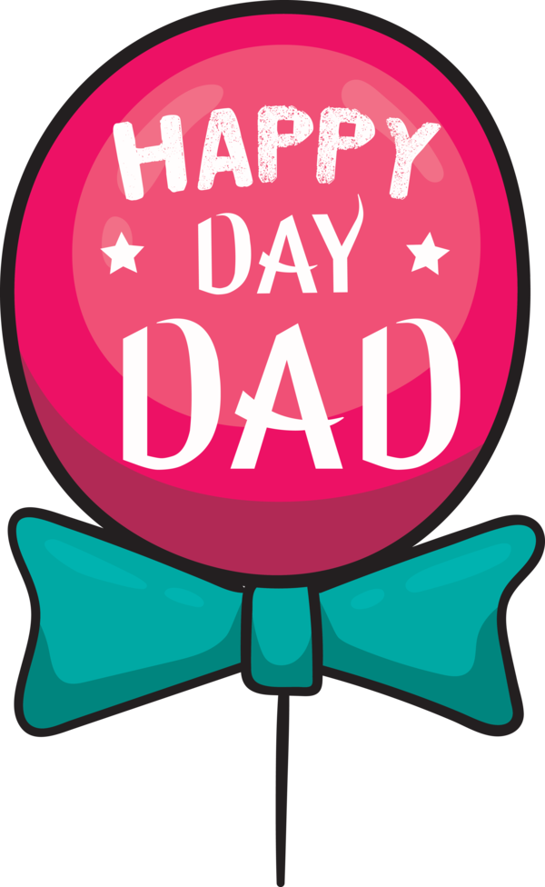 Transparent Father's Day Logo Green Line for Happy Father's Day for Fathers Day