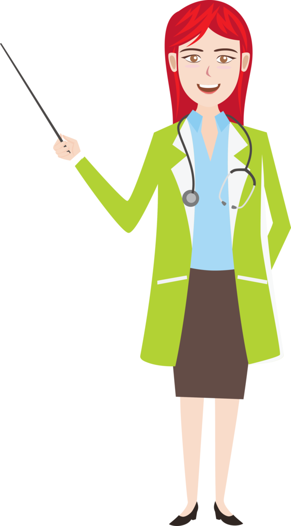 Transparent National Doctors' Day Cartoon Costume Uniform for Doctor for National Doctors Day