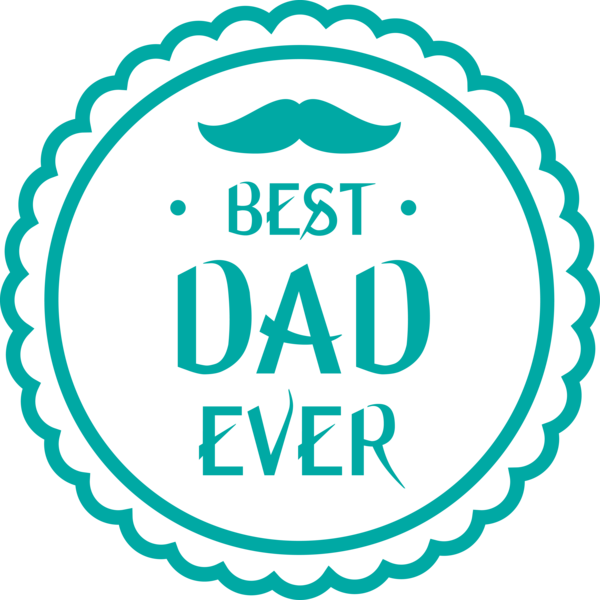 Transparent Father's Day Royalty-free Design Logo for Happy Father's Day for Fathers Day