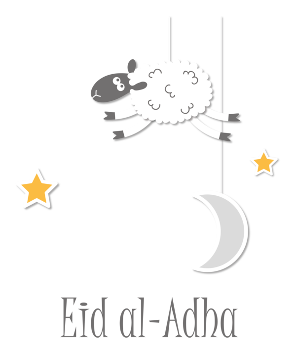 Transparent Eid al-Adha Sheep Infant 3D computer graphics for Eid Qurban for Eid Al Adha