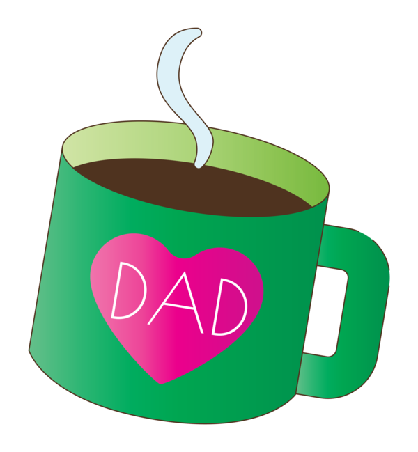 Transparent Father's Day Coffee cup Essential Montreux Mug for Happy Father's Day for Fathers Day