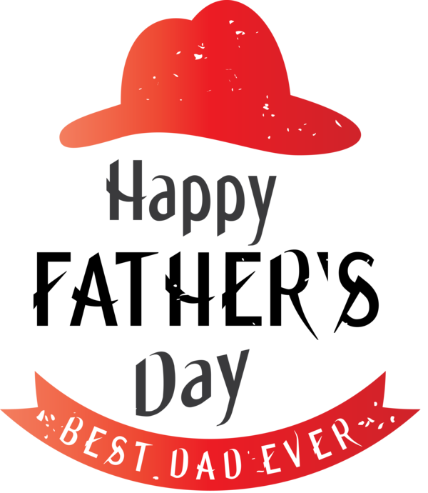 Transparent Father's Day Hat Logo Produce for Happy Father's Day for Fathers Day