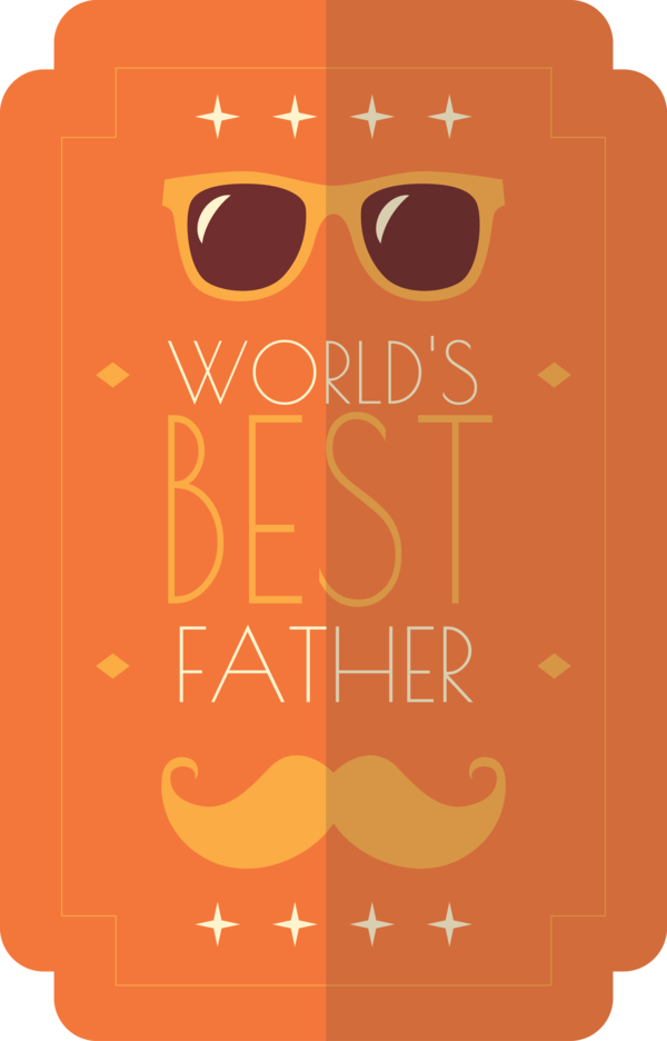 Transparent Father's Day Jack-o'-lantern  Orange S.A. for Happy Father's Day for Fathers Day