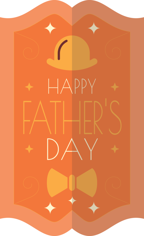 Transparent Father's Day Pattern  Orange S.A. for Happy Father's Day for Fathers Day