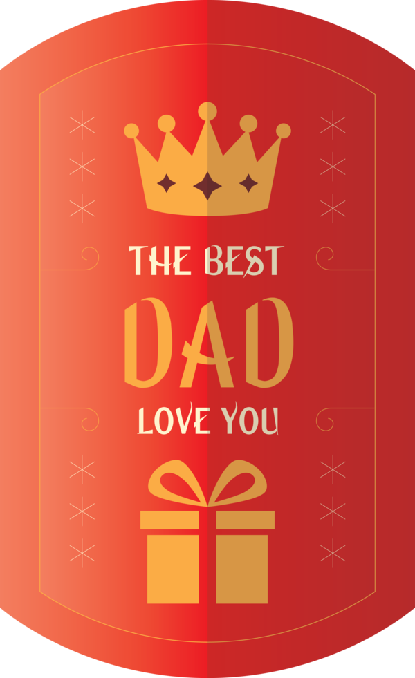 Transparent Father's Day Label Price tag Logo for Happy Father's Day for Fathers Day