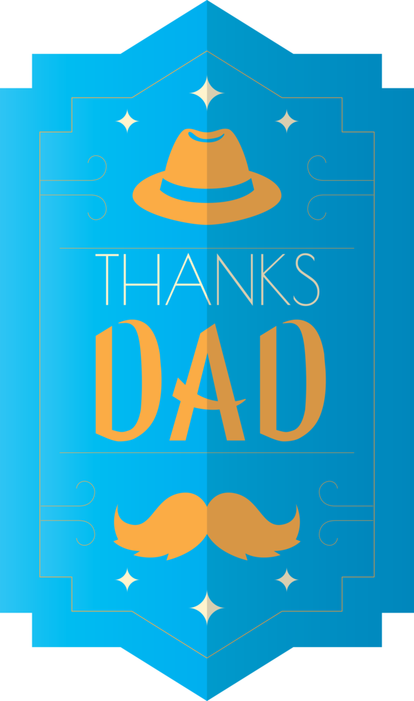 Transparent Father's Day Father's Day Logo for Happy Father's Day for Fathers Day