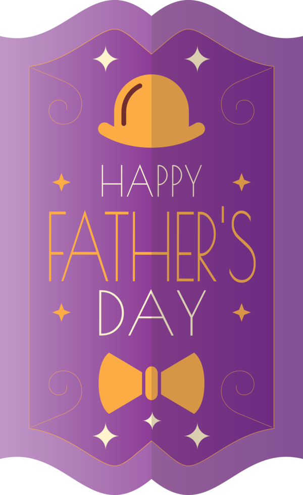 Transparent Father's Day Poster Logo Father's Day for Happy Father's Day for Fathers Day