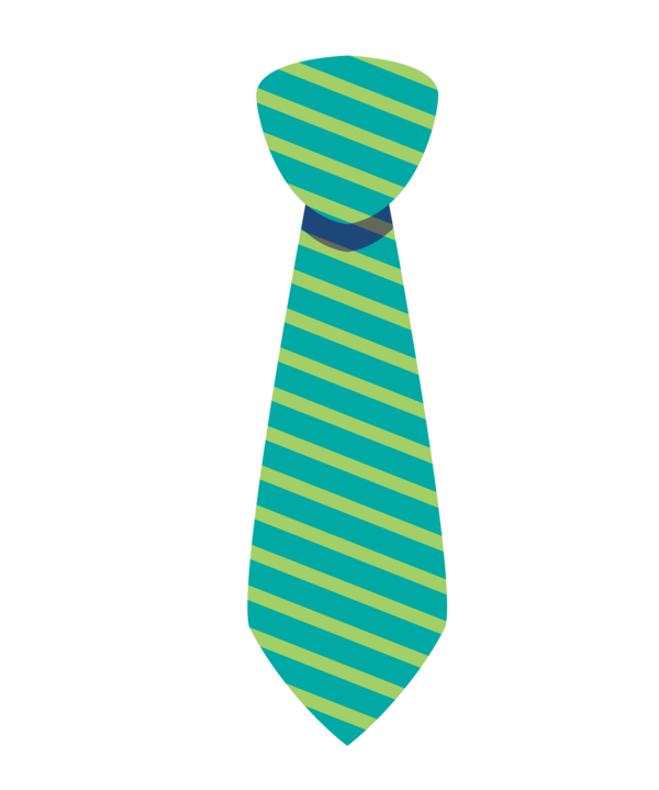 Transparent Father's Day Necktie Yellow Line for Father's Accessories for Fathers Day