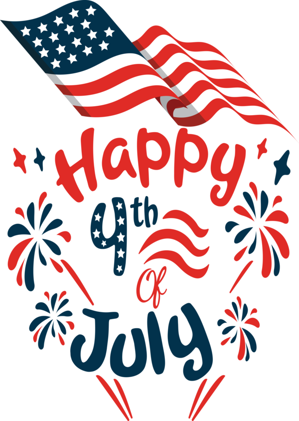 Transparent US Independence Day Logo Design Pixel art for 4th Of July for Us Independence Day