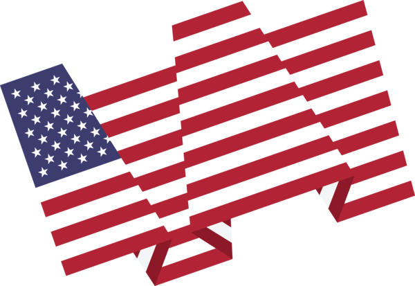 Transparent US Independence Day Flag Flag of the United States for American Flag for Us Independence Day