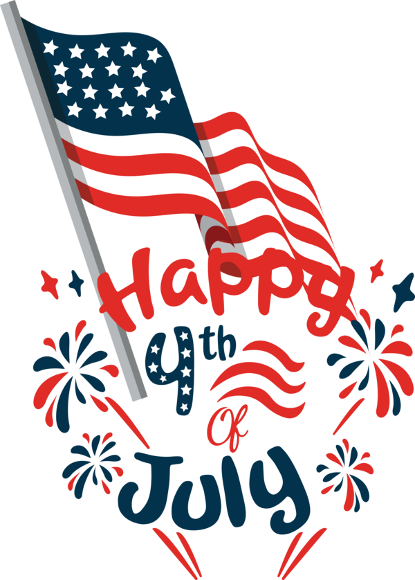 Transparent US Independence Day Logo Design Pixel art for 4th Of July for Us Independence Day