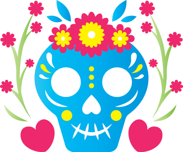 Transparent Day of the Dead Visual arts Mexican art Culture for Día de Muertos for Day Of The Dead