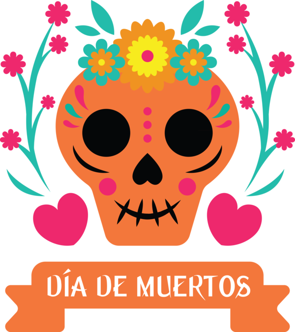 Transparent Day of the Dead Visual arts Mexican art Drawing for Día de Muertos for Day Of The Dead