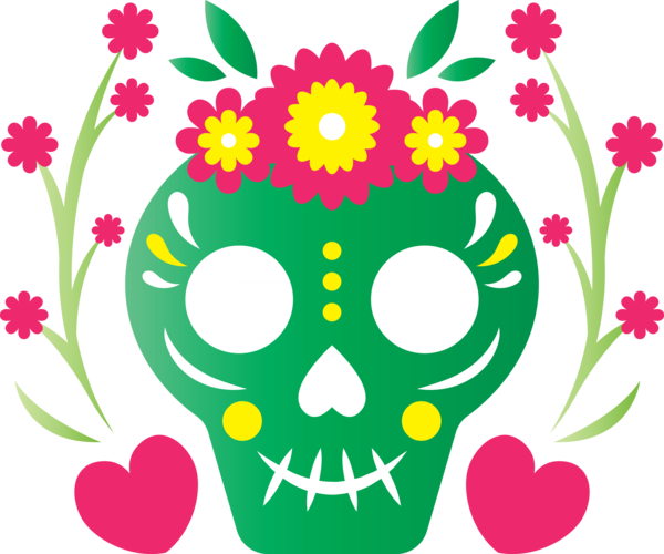 Transparent Day of the Dead Mexican cuisine Visual arts Design for Día de Muertos for Day Of The Dead