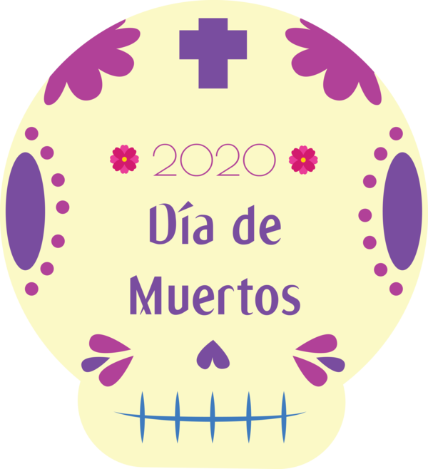 Transparent Day of the Dead Circle Purple Area for Día de Muertos for Day Of The Dead