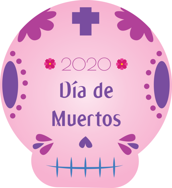 Transparent Day of the Dead Circle Conic section Circle Purple for Día de Muertos for Day Of The Dead
