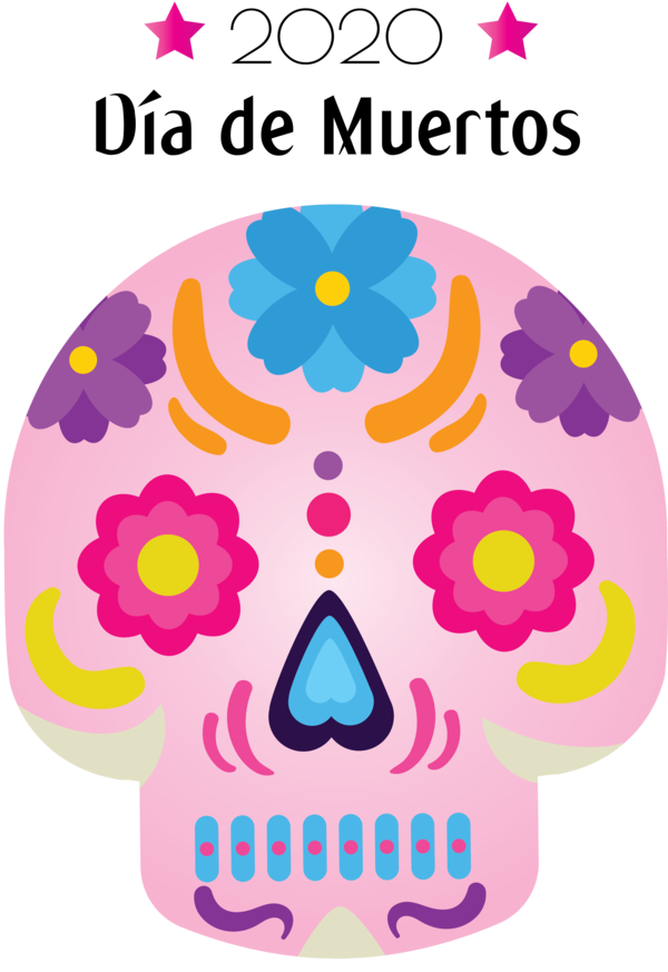 Transparent Day of the Dead Skull art Day of the Dead Circle for Día de Muertos for Day Of The Dead
