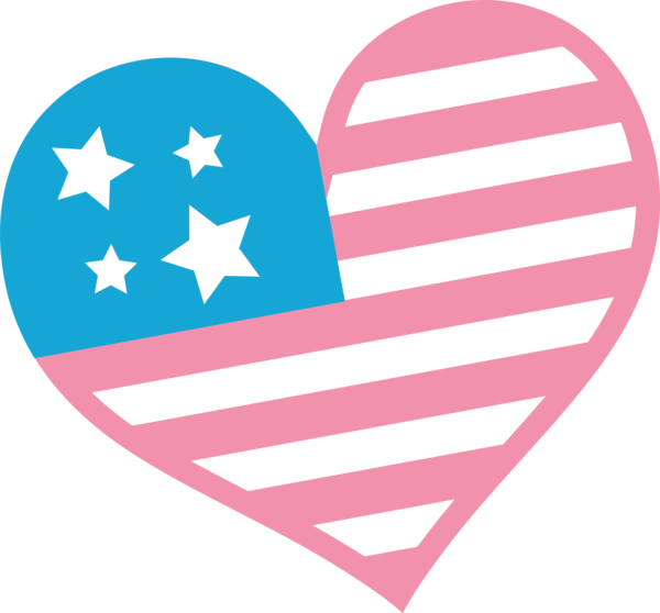Transparent US Independence Day Star  Design for 4th Of July for Us Independence Day