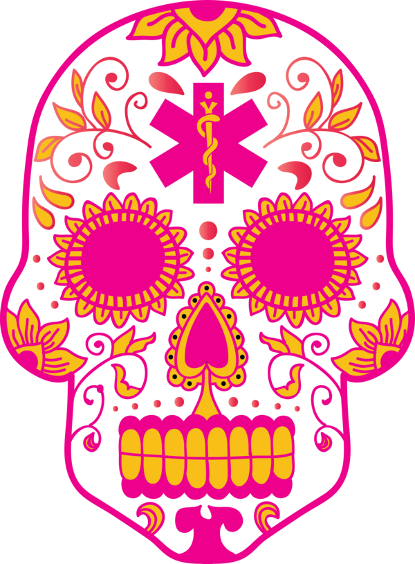 Transparent Day of the Dead Visual arts Silhouette Design for Calavera for Day Of The Dead