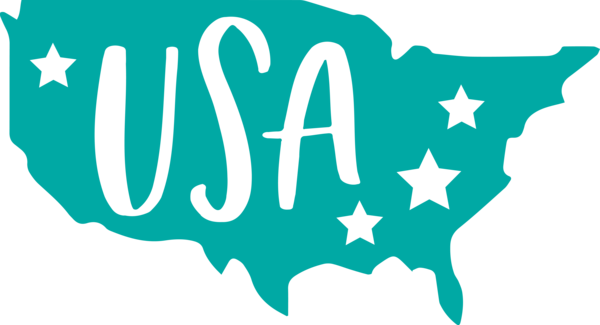 Transparent US Independence Day Leaf Logo Green for 4th Of July for Us Independence Day