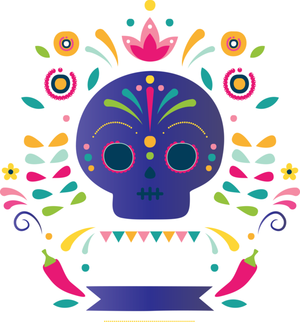 Transparent Day of the Dead Visual arts Painting Watercolor painting for Calavera for Day Of The Dead