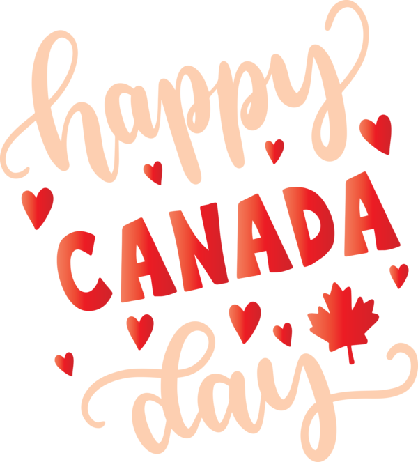 Transparent Canada Day Logo Valentine's Day Area for Happy Canada Day for Canada Day