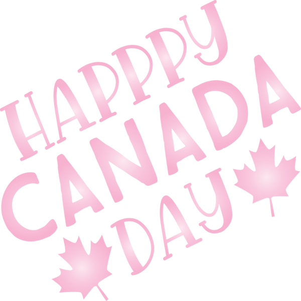 Transparent Canada Day Logo Canada Day Font for Happy Canada Day for Canada Day
