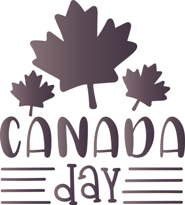 Transparent Canada Day Watercolor painting Maple leaf Logo for Happy Canada Day for Canada Day